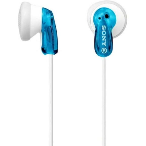 Sony MDR-E9LP In-Ear Stereo Audio Fashion Earbuds Earphones Headphones Blue New - Picture 1 of 4
